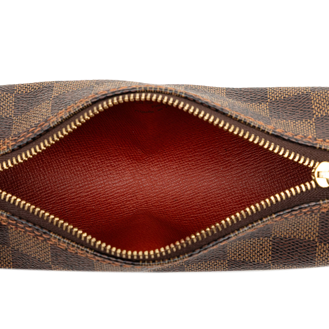 Papillon Pochette Damier Ébène Marron