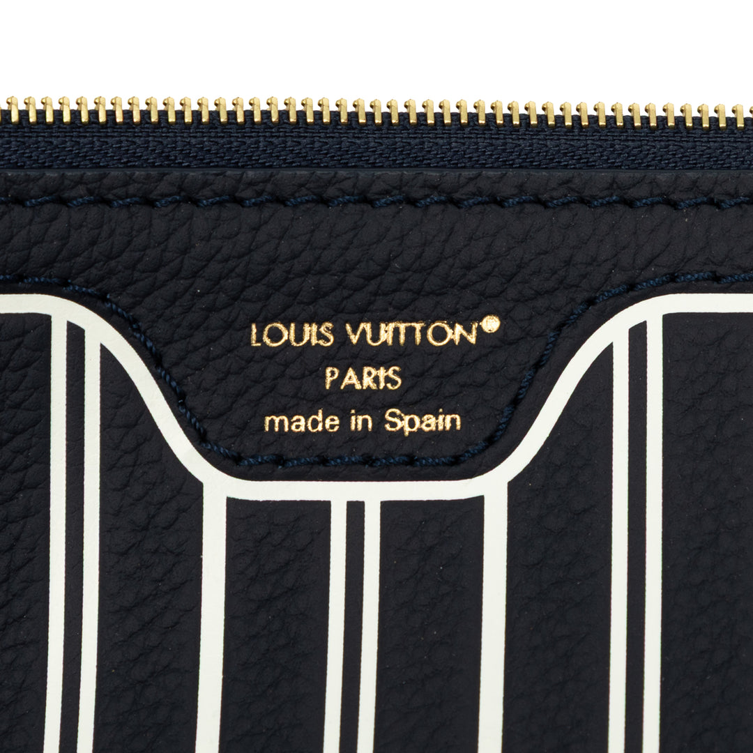 Louis Vuitton Pochette Neverfull Inside Out MM Cuir de veau Noir – vue 5 – GABY PARIS