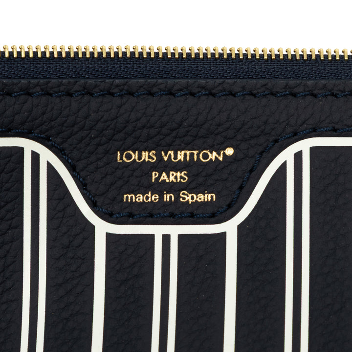 Louis Vuitton Pochette Neverfull Inside Out MM Cuir de veau Noir – vue 5 – GABY PARIS