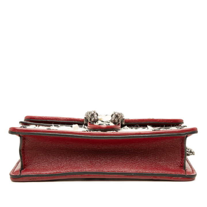 Gucci GG Dionysus Sac Mini Tweed Blanc – vue 3 – GABY PARIS