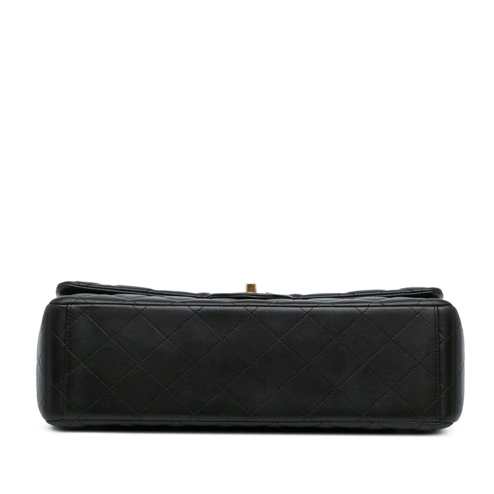 Chanel Maxi Classic Lambskin Double Flap Black - GABY PARIS