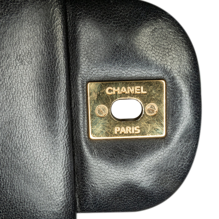 Chanel Maxi Classic Lambskin Double Flap Black - GABY PARIS