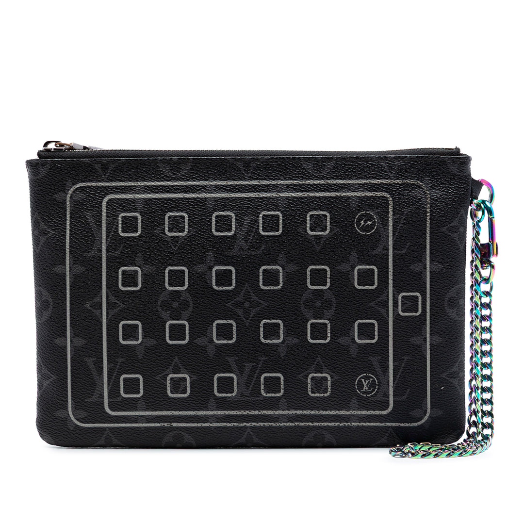 Louis Vuitton Monogram Eclipse Flash Fragment iPad Étui