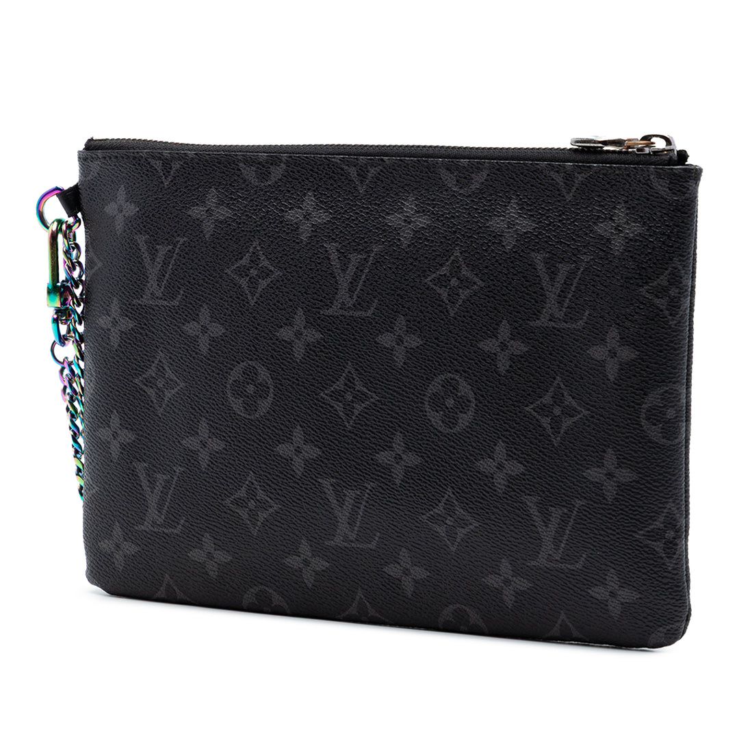 Louis Vuitton Monogram Eclipse Flash Fragment iPad Étui