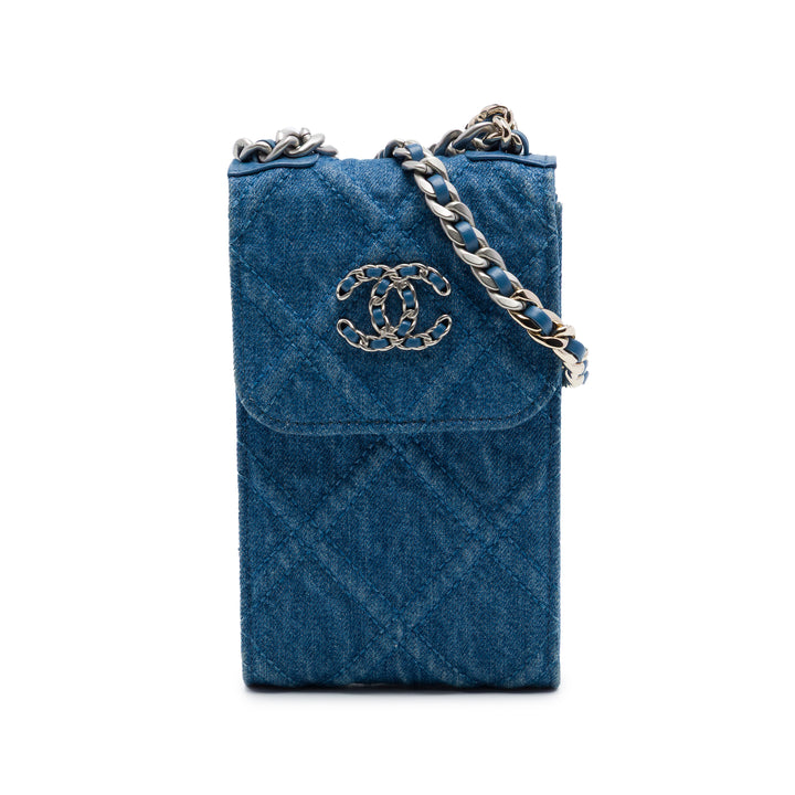 Chanel Jean 19 Phone Holder avec chaîne