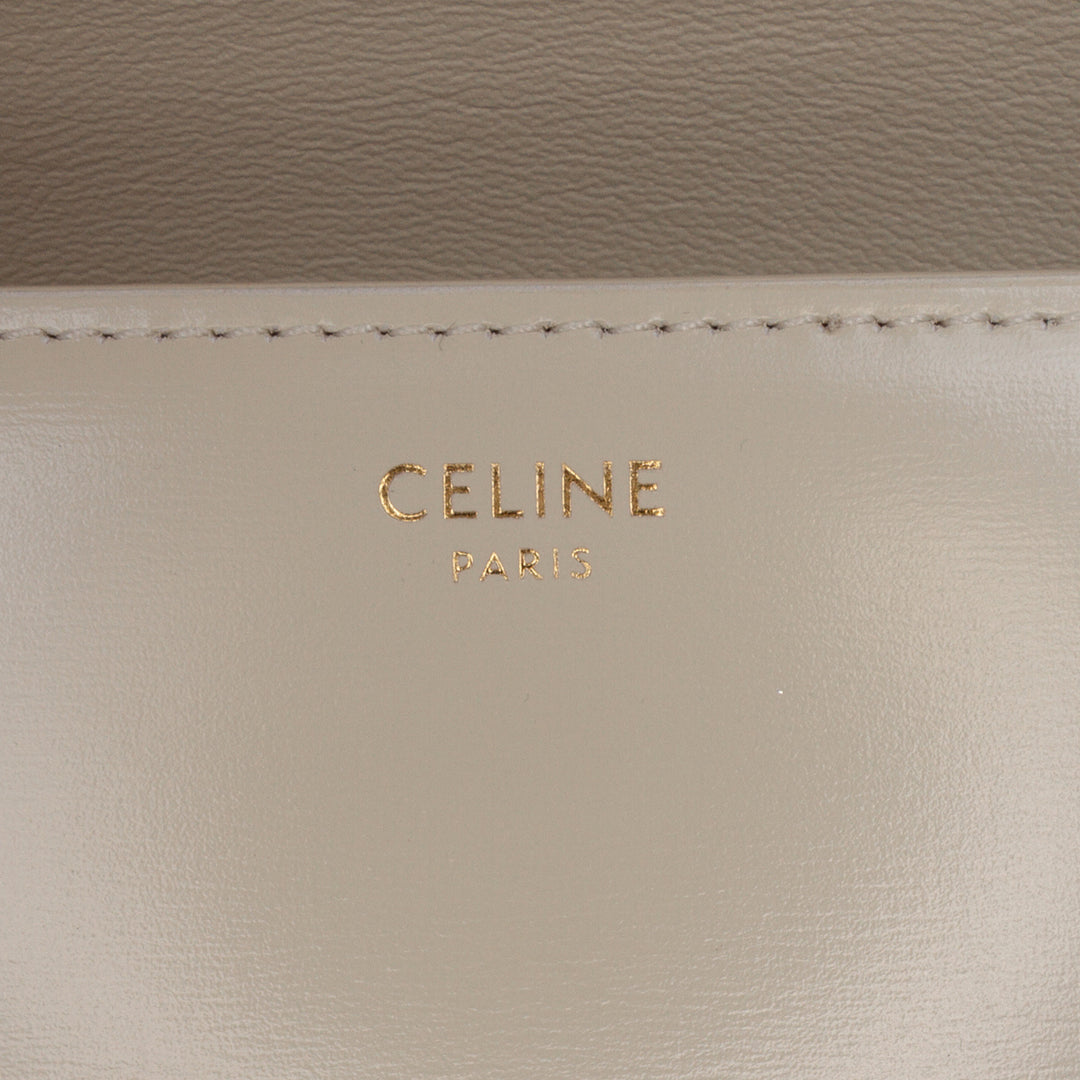 Celine brillant Triomphe Sac Teen Cuir de veau