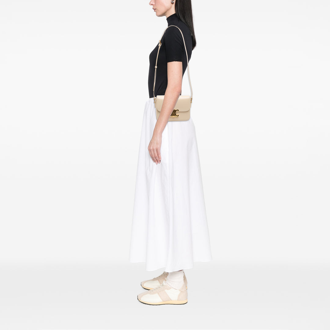 Celine brillant Triomphe Sac Teen Cuir de veau