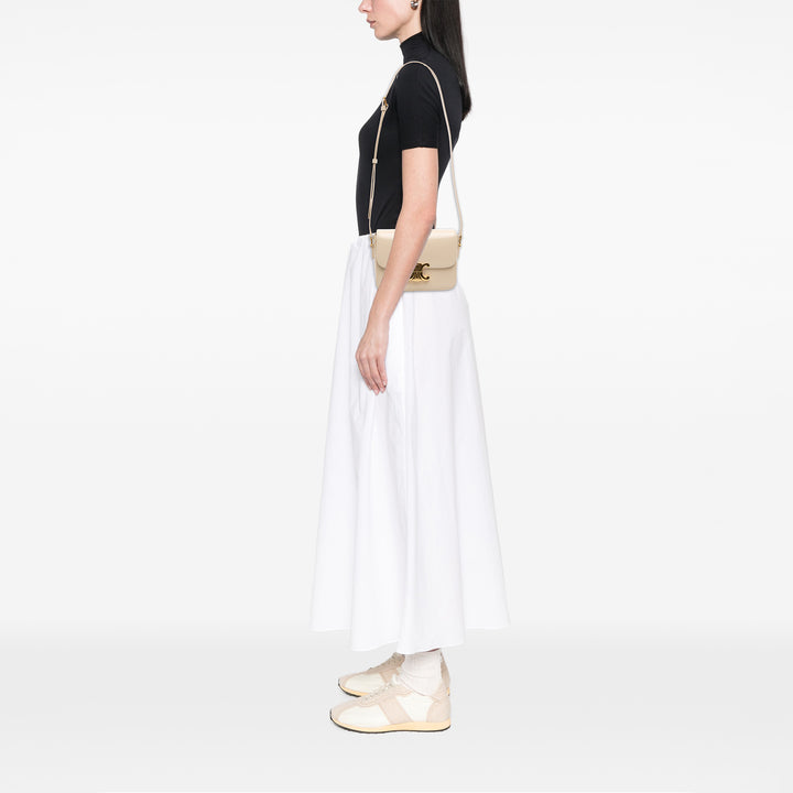 Celine brillant Triomphe Sac Teen Cuir de veau