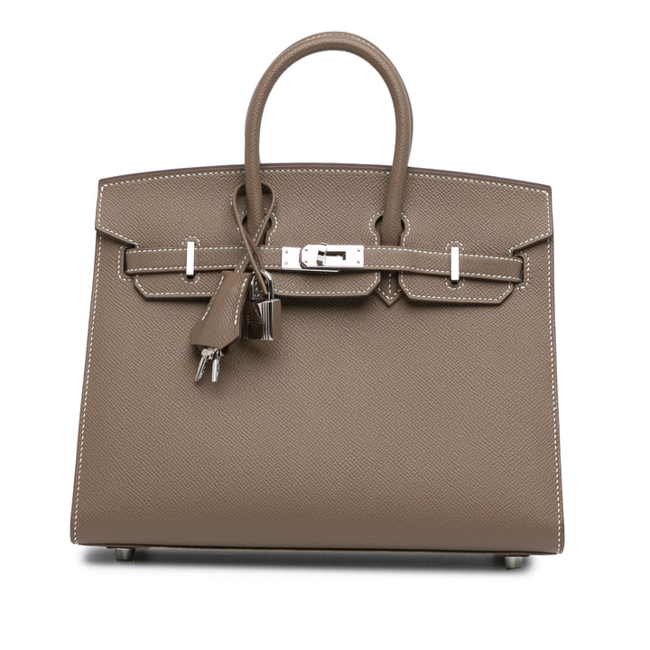 Epsom Birkin Sellier 25 Brown - Gaby Paris