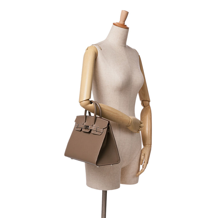 Epsom Birkin Sellier 25 Brown - Gaby Paris