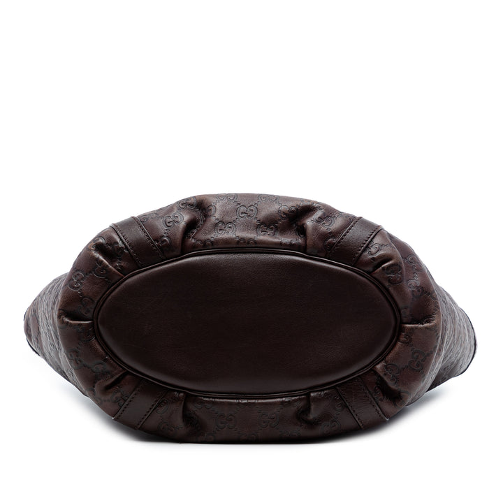 Gucci Guccissima Abbey D Bague Cabas Cuir