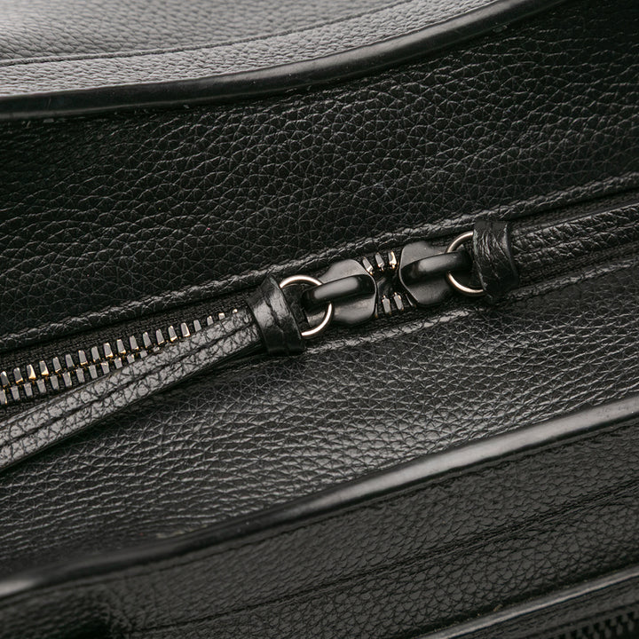 Balenciaga Medium Grained Cuir de veau Neo Classic City Sac cartable Noir