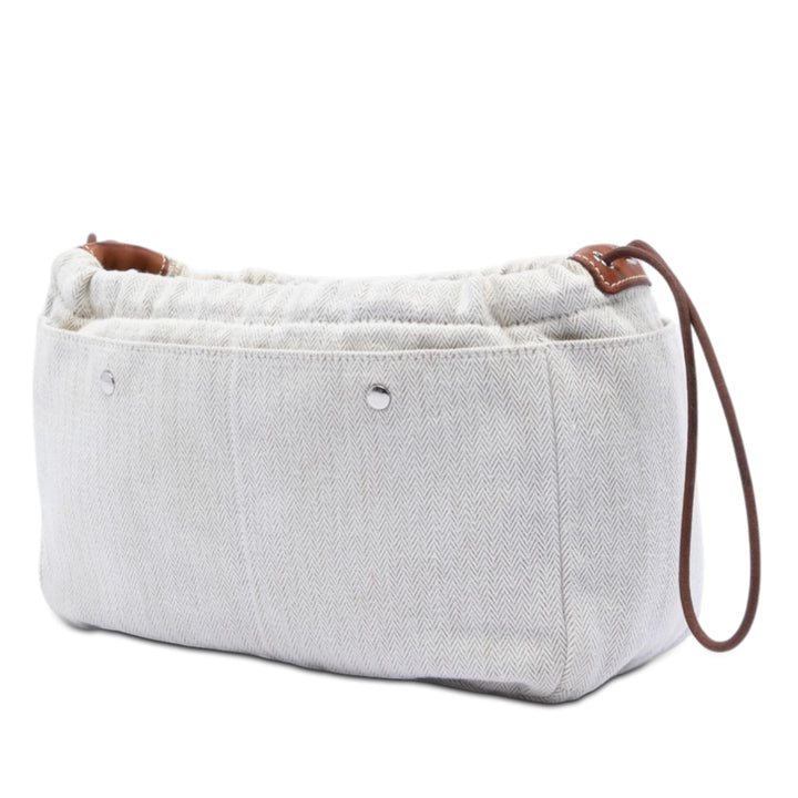 Hermès Toile et Barenia Fourbi Pochette 25