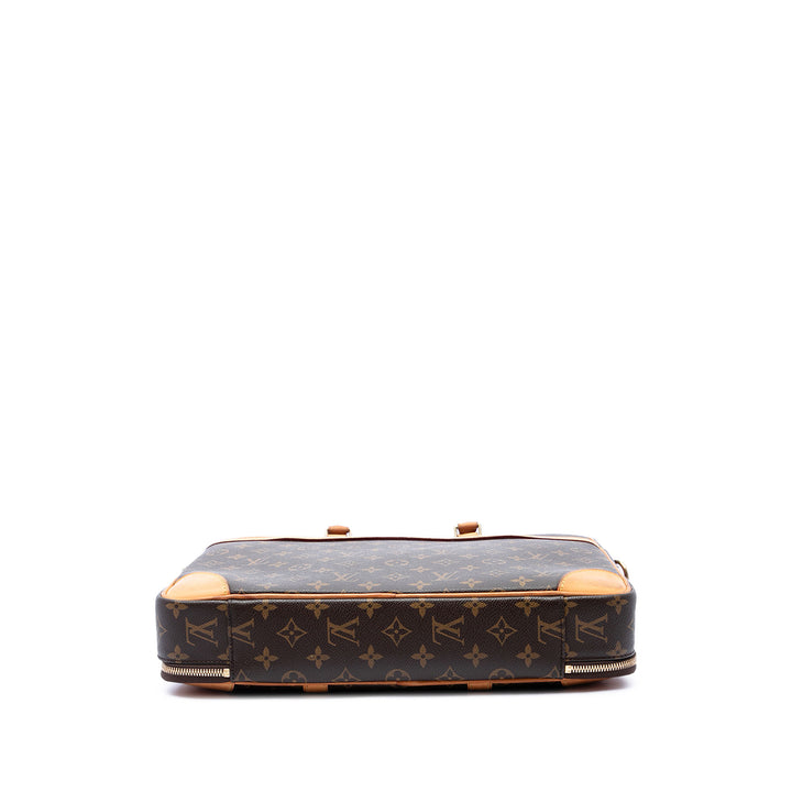 Louis Vuitton Cupertino Porte-documents Monogram Marron – vue 3 – GABY PARIS