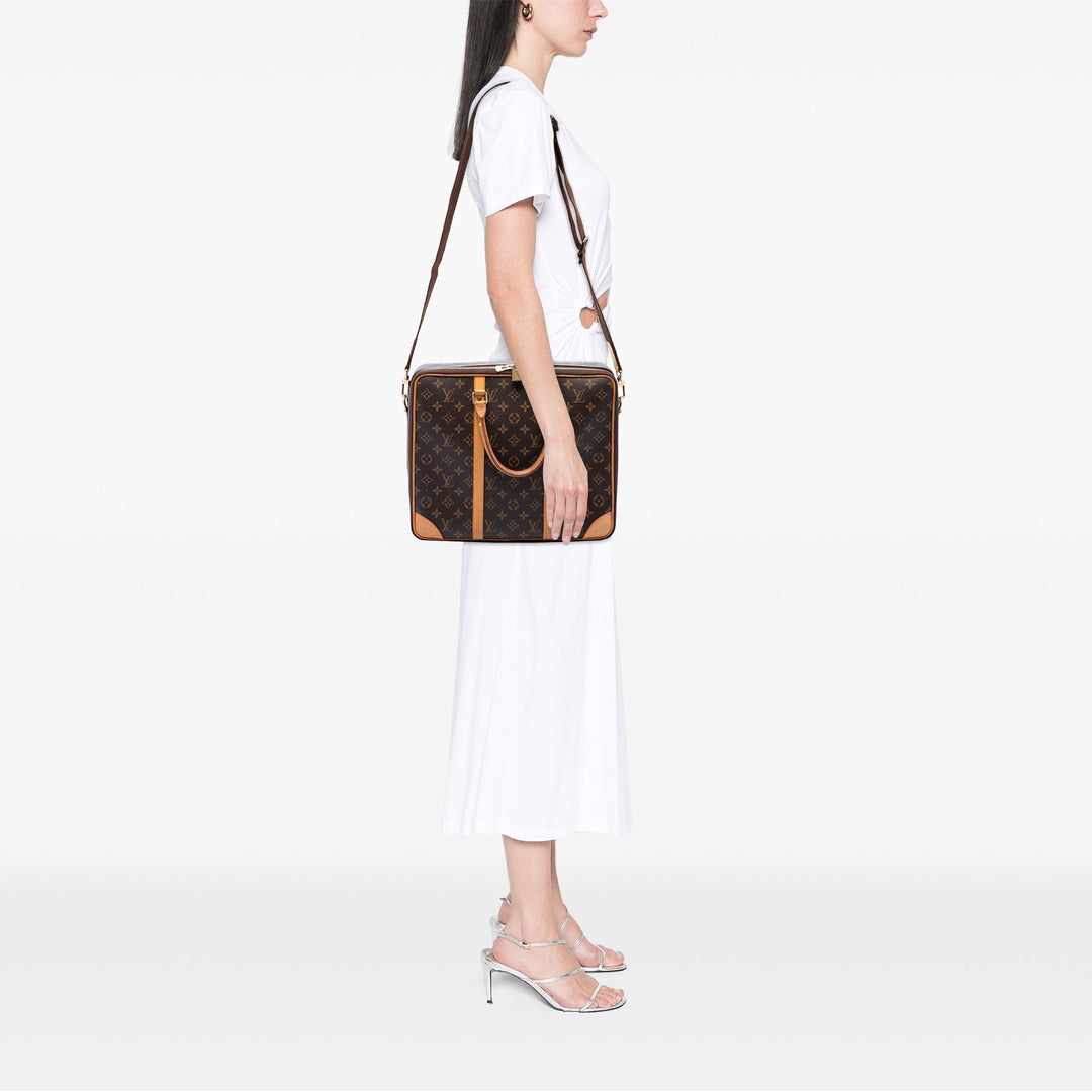 Louis Vuitton Cupertino Porte-documents Monogram Marron – vue 7 – GABY PARIS