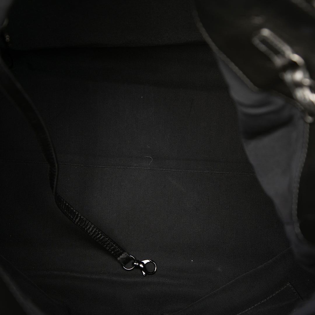 Chanel Glacé Matelassé Chaîne Me Cabas Grand Cuir de veau