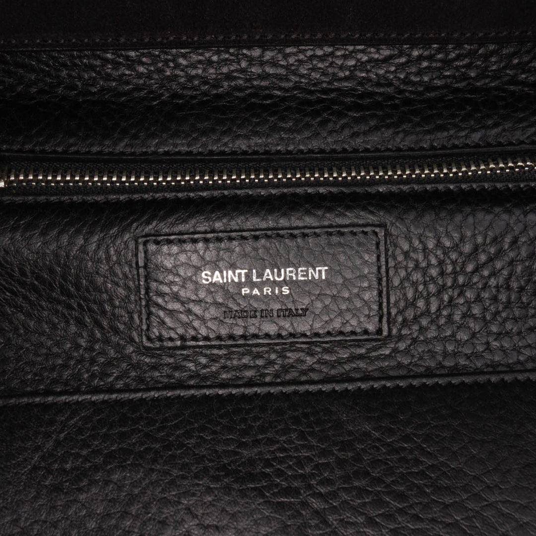 Small Suede Sac De Jour Satchel Black - Gaby Paris
