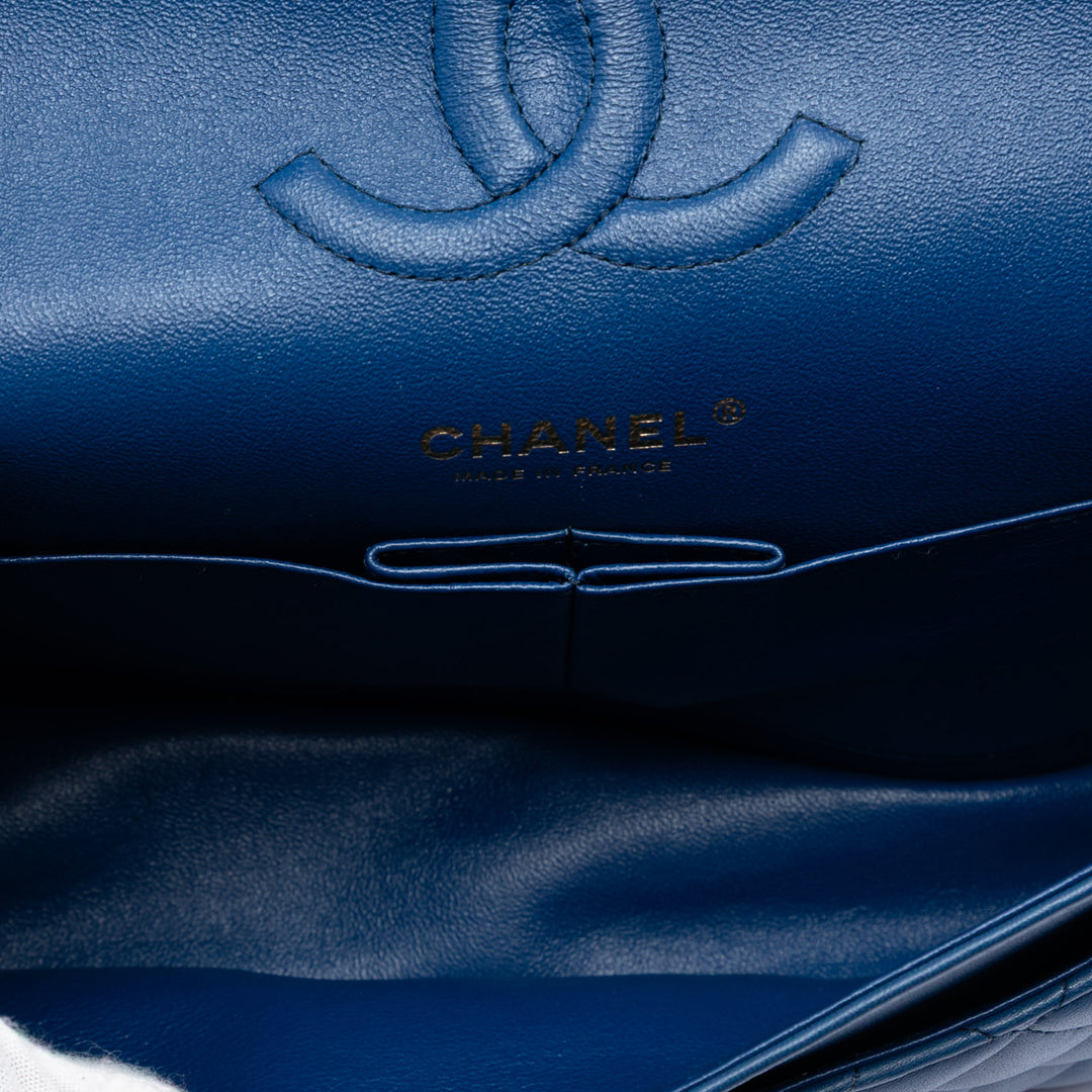 Chanel Medium Classic Cuir d’agneau Double rabat