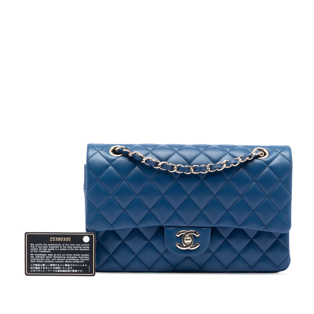 Chanel Medium Classic Cuir d’agneau Double rabat