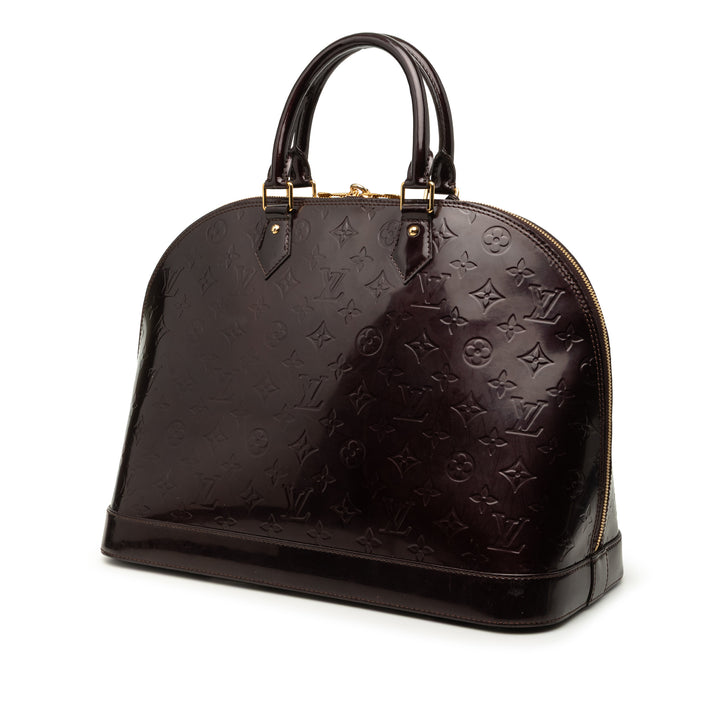 Louis Vuitton Alma GM Cuir verni Monogram Violet