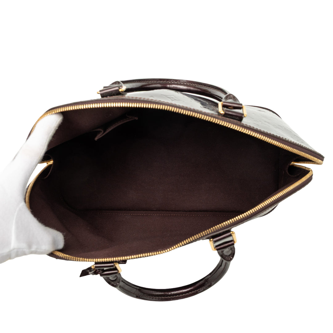 Louis Vuitton Alma GM Cuir verni Monogram Violet