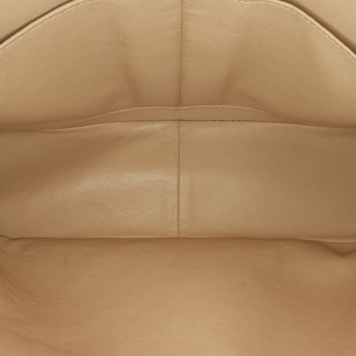 Jumbo Classic Lambskin Double Flap Brown - Gaby Paris