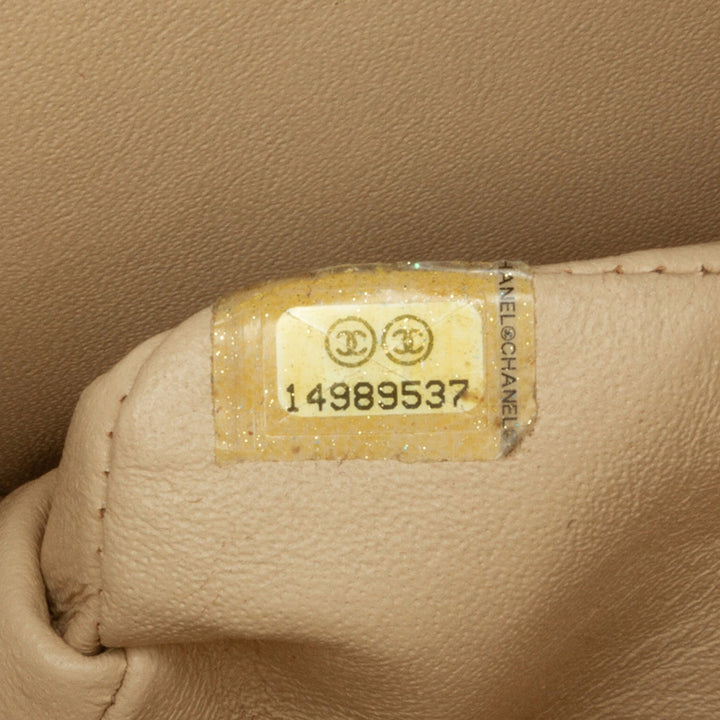 Jumbo Classic Lambskin Double Flap Brown - Gaby Paris