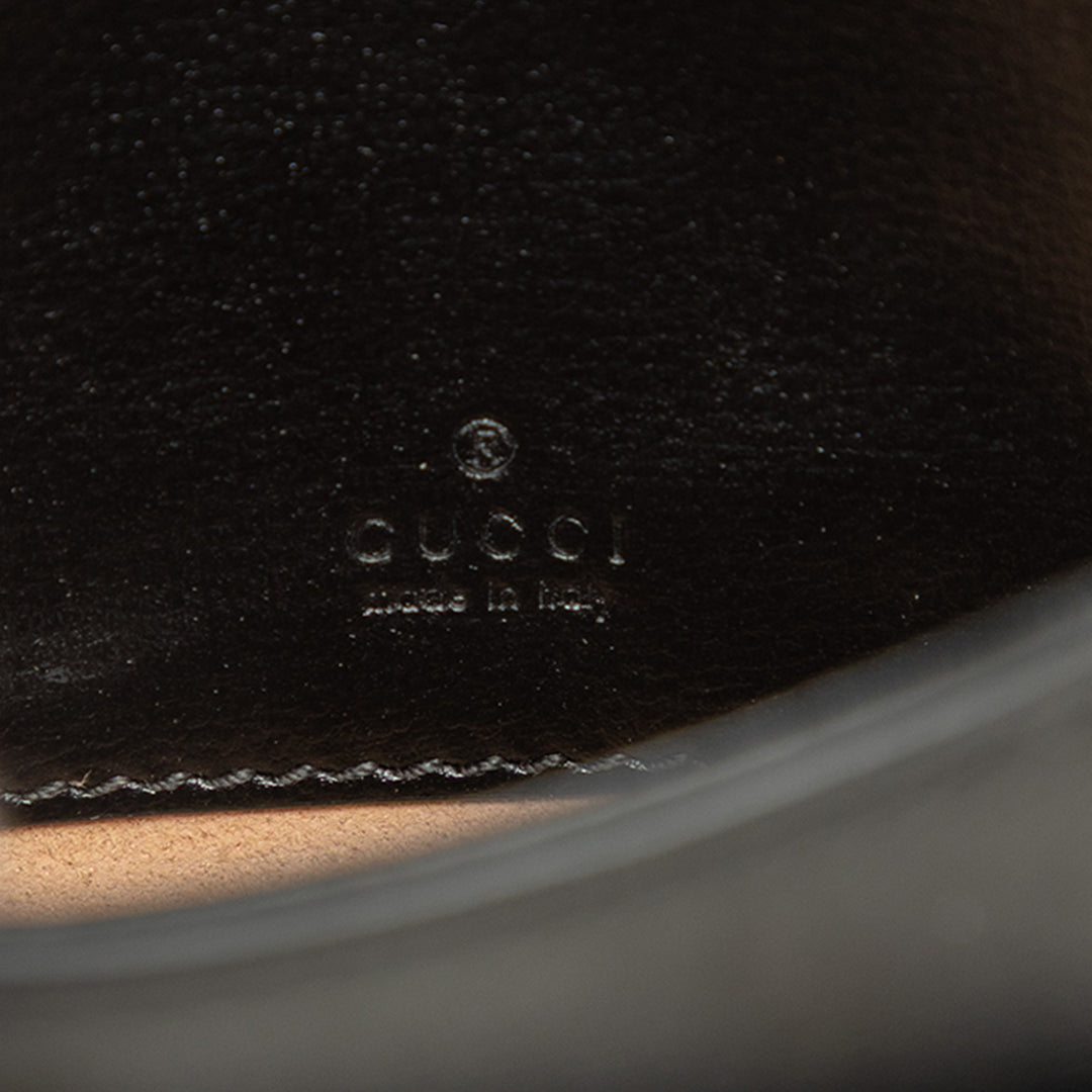 Gucci Sac à main Web Horsebit 1955 Mini Cuir de veau Noir – vue 5 – GABY PARIS