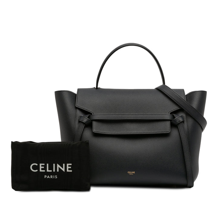 Celine Mini Cuir de veau grainé Sac ceinture
