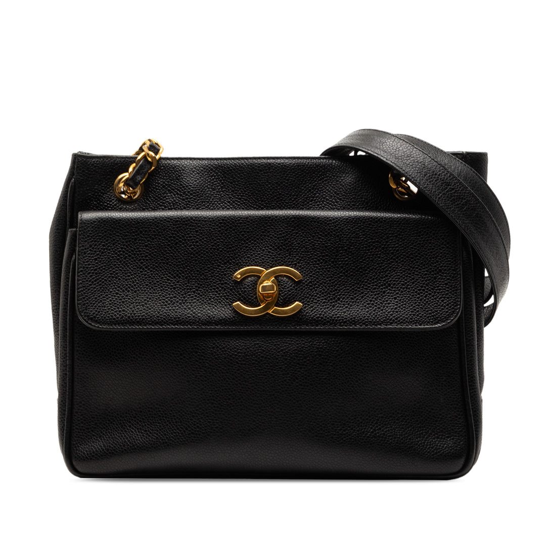 Chanel CC Caviar Front Pocket Sac bandoulière