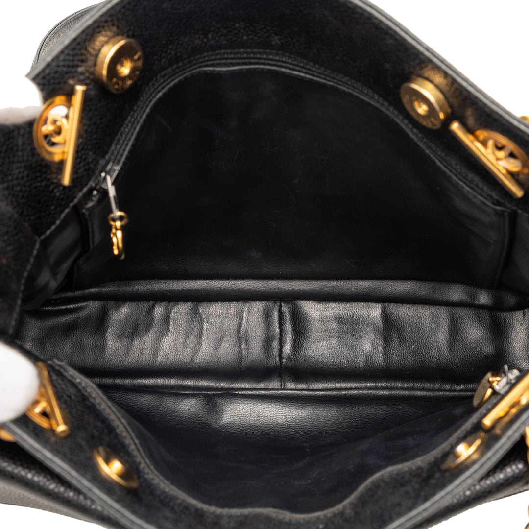 Chanel CC Caviar Front Pocket Sac bandoulière