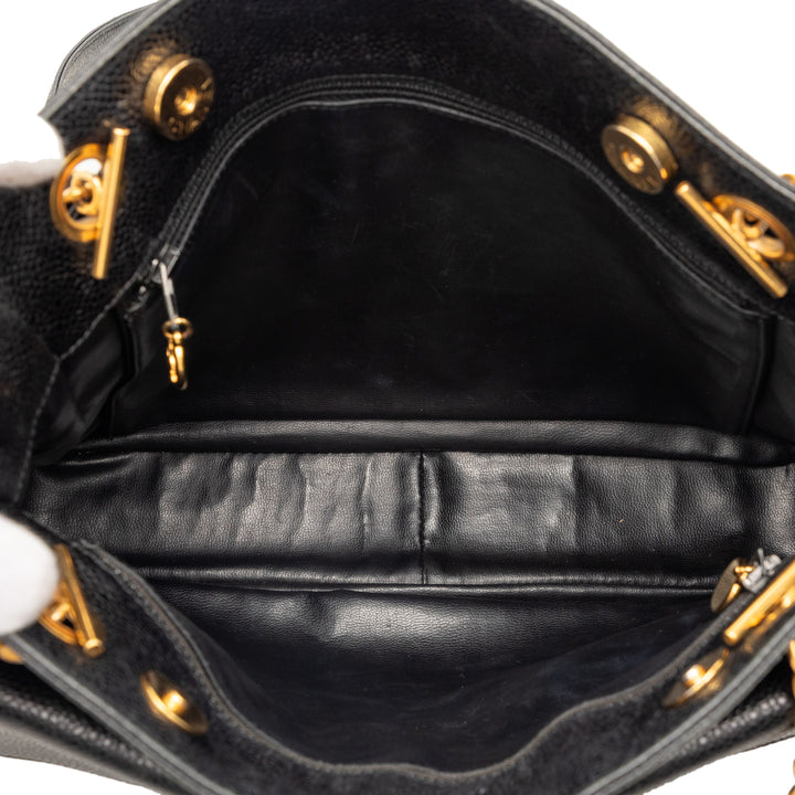 Chanel CC Caviar Front Pocket Sac bandoulière