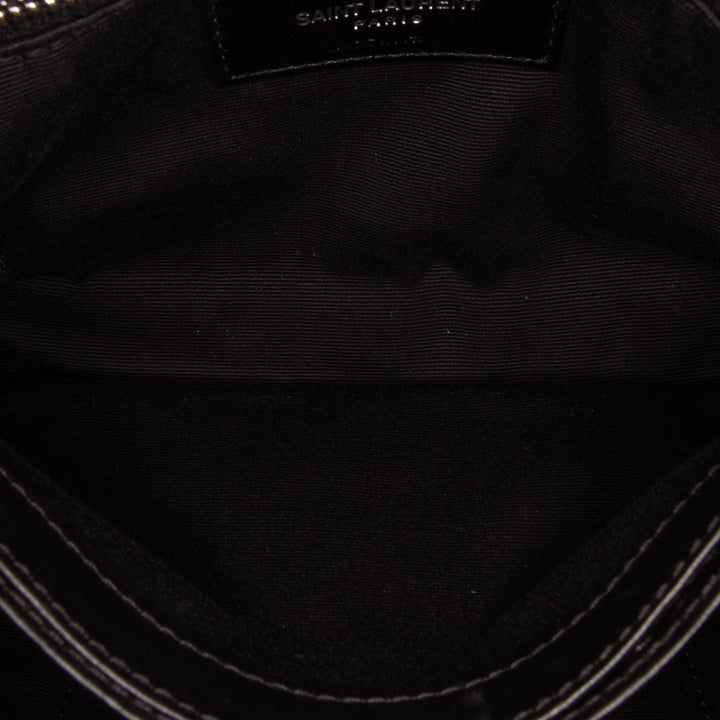 Saint Laurent Toy Shearling Loulou Sac porté croisé