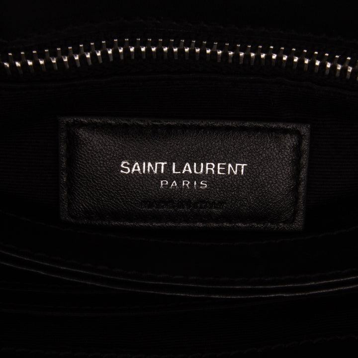 Saint Laurent Toy Shearling Loulou Sac porté croisé