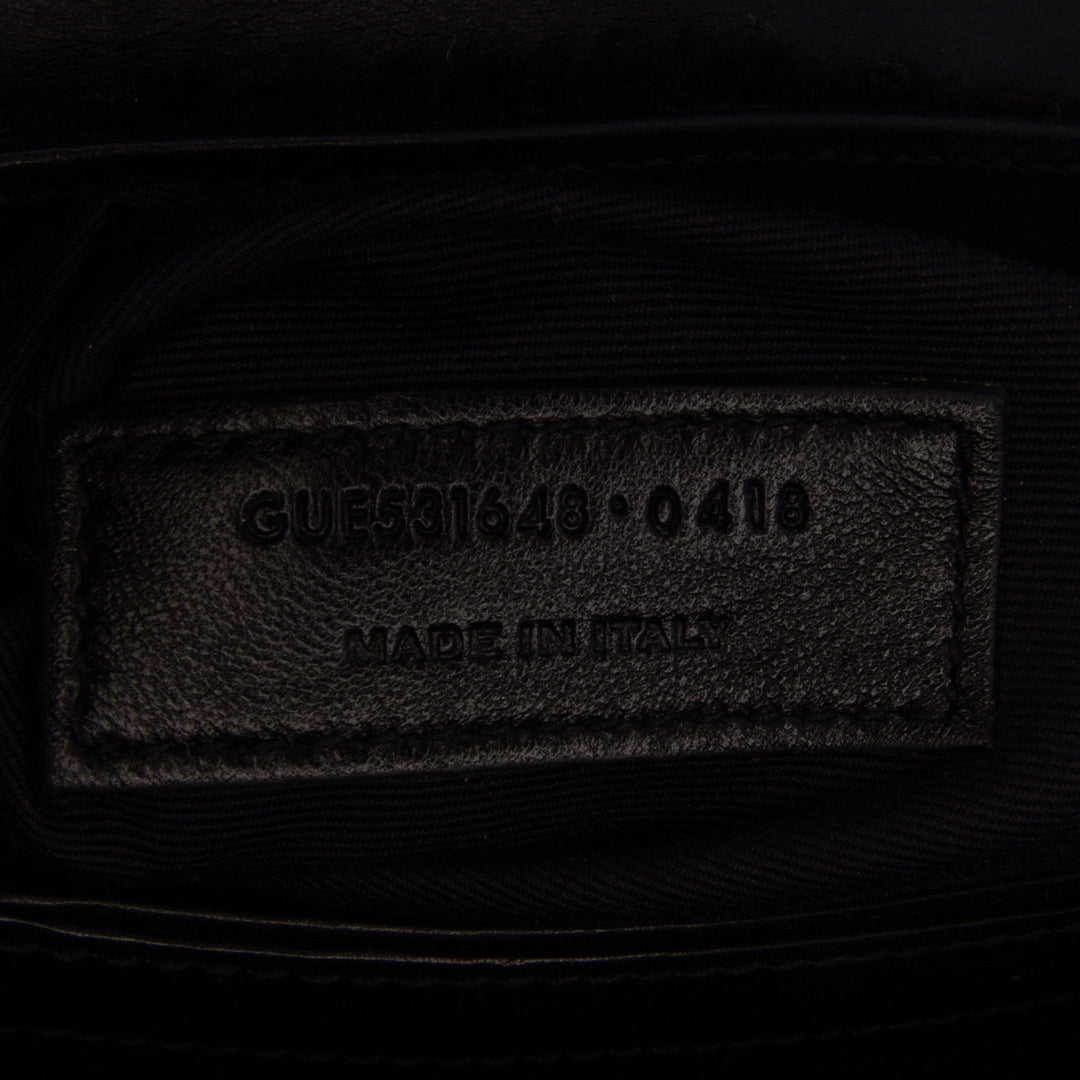 Saint Laurent Toy Shearling Loulou Sac porté croisé