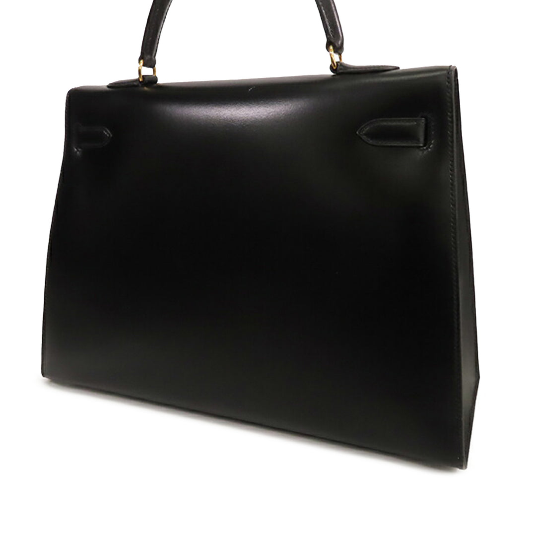 Box Calf Kelly Retourne 35 Black - Gaby Paris