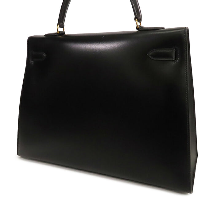 Box Calf Kelly Retourne 35 Black - Gaby Paris