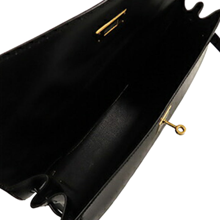 Box Calf Kelly Retourne 35 Black - Gaby Paris