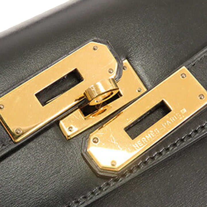 Box Calf Kelly Retourne 35 Black - Gaby Paris