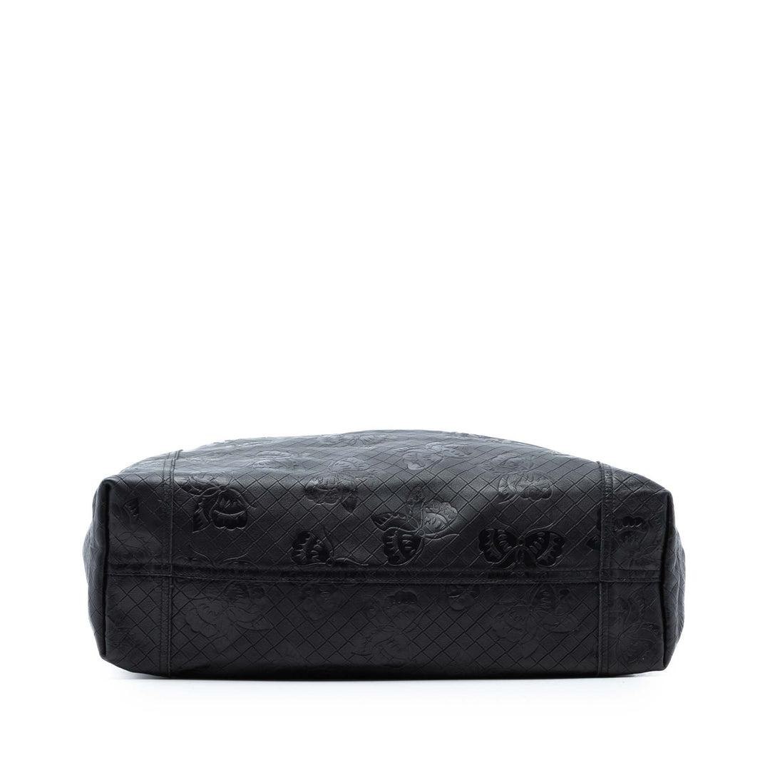 Bottega Veneta Nappa Intrecciomirage Butterfly Cabas