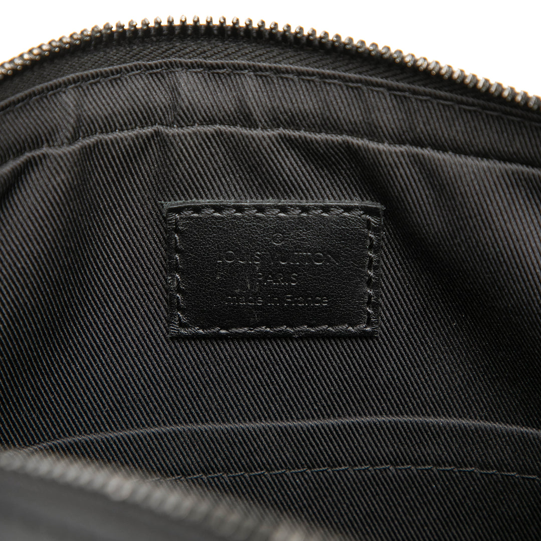 Macassar Trio Messenger Monogram Marron