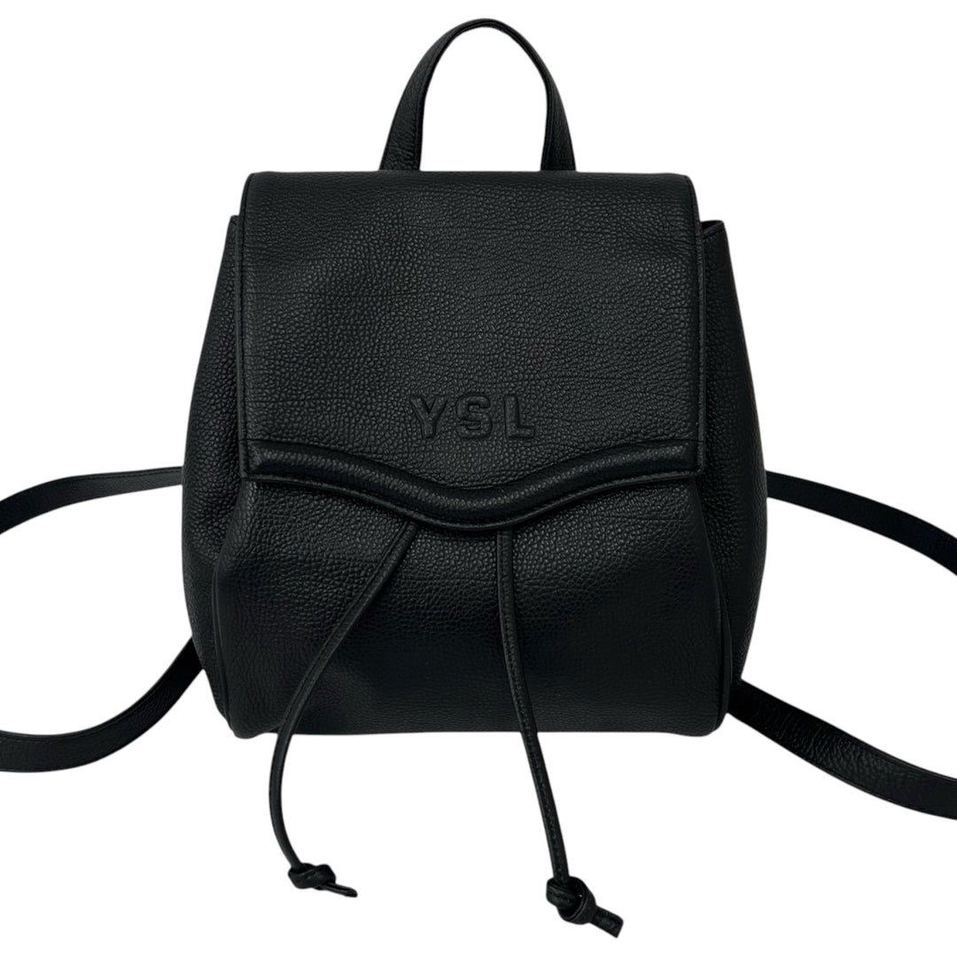 Saint Laurent Sac à dos Logo Noir – vue principale – GABY PARIS