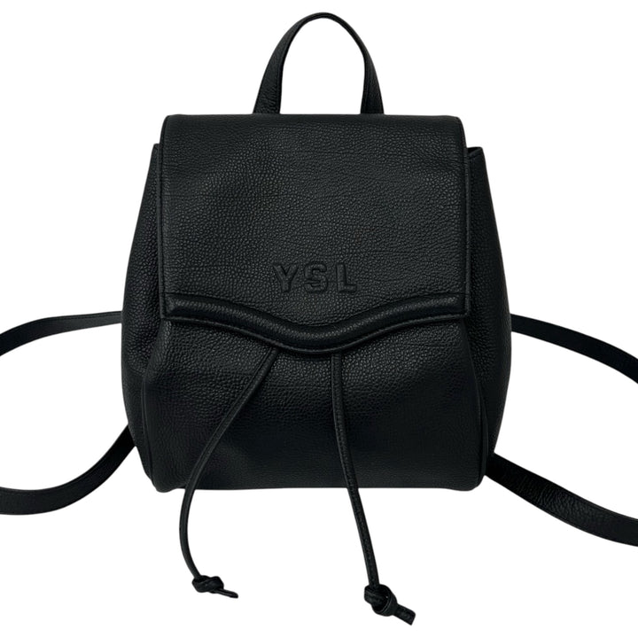 Saint Laurent Sac à dos Logo Noir – vue principale – GABY PARIS