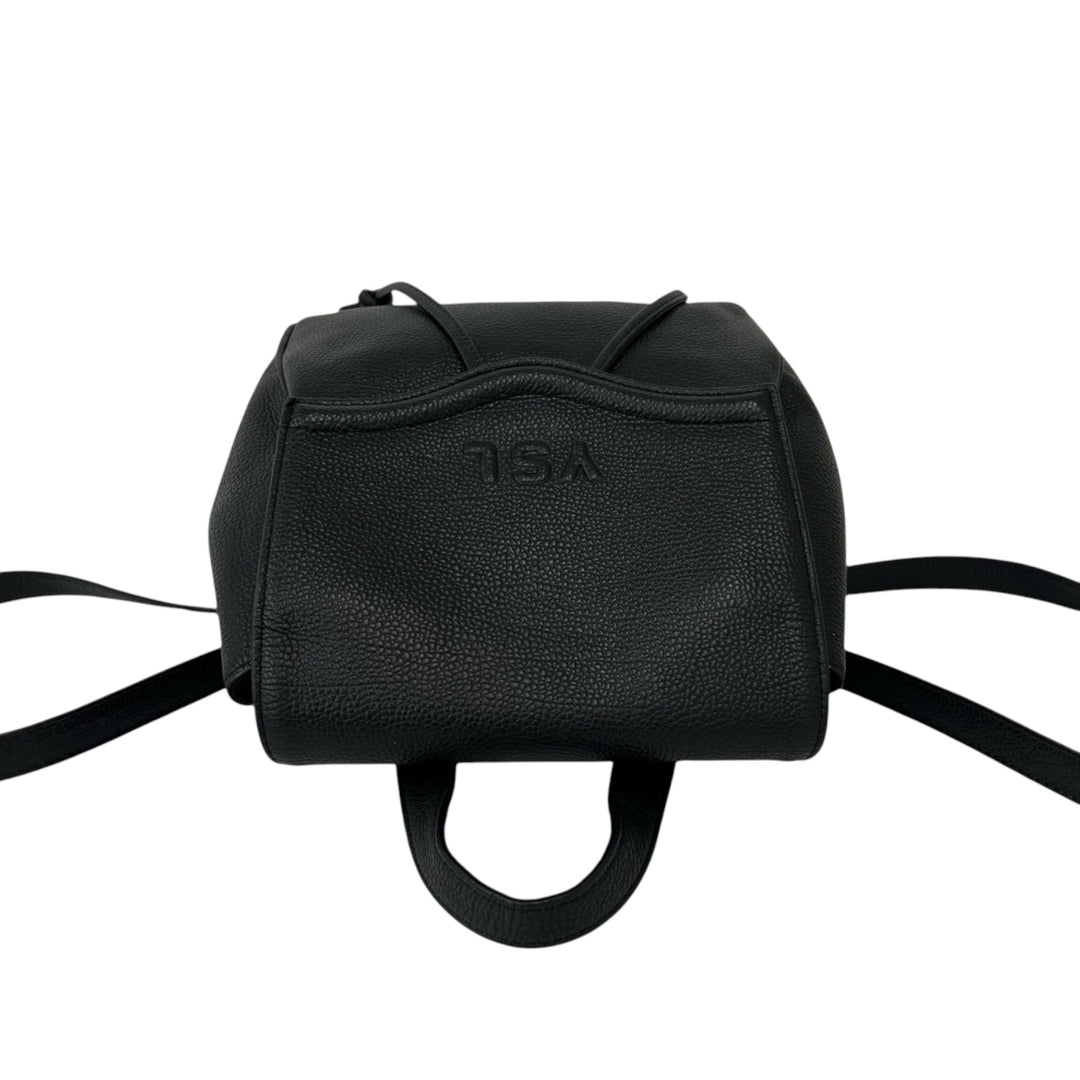 Saint Laurent Sac à dos Logo Noir – vue 9 – GABY PARIS