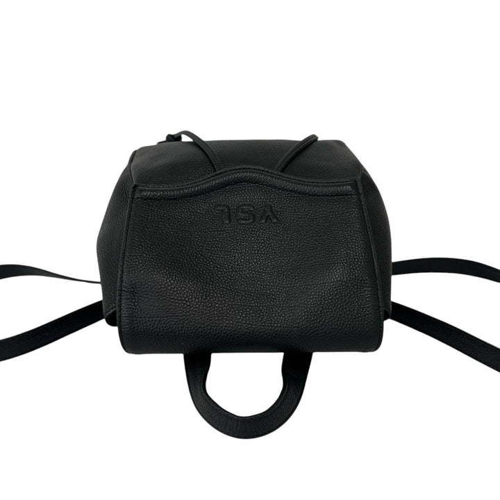 Saint Laurent Sac à dos Logo Noir – vue 9 – GABY PARIS