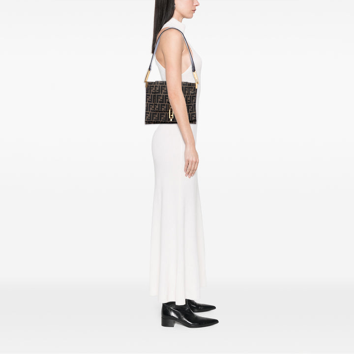 Fendi Zucca à rabat Sac Marron – vue 6 – GABY PARIS