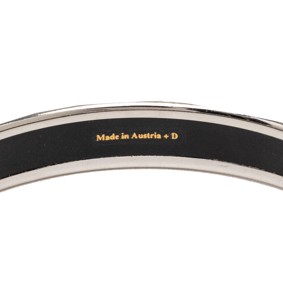 Hermès Narrow Caleche Émail Bangle 62