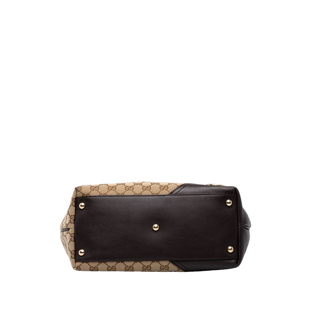 Gucci Cabas GG New Britt Beige – vue 3 – GABY PARIS