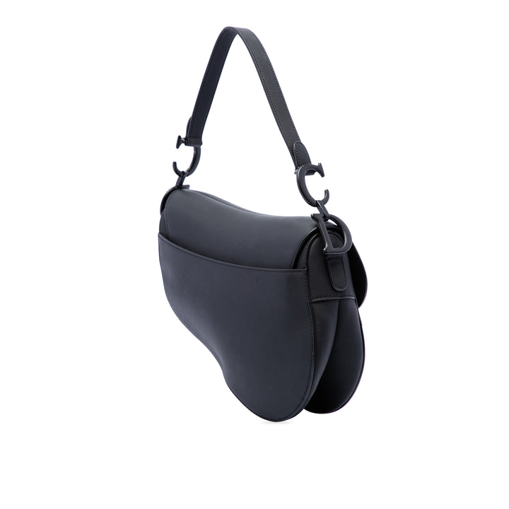 Ultra Matte Saddle Sac Cuir de veau Noir