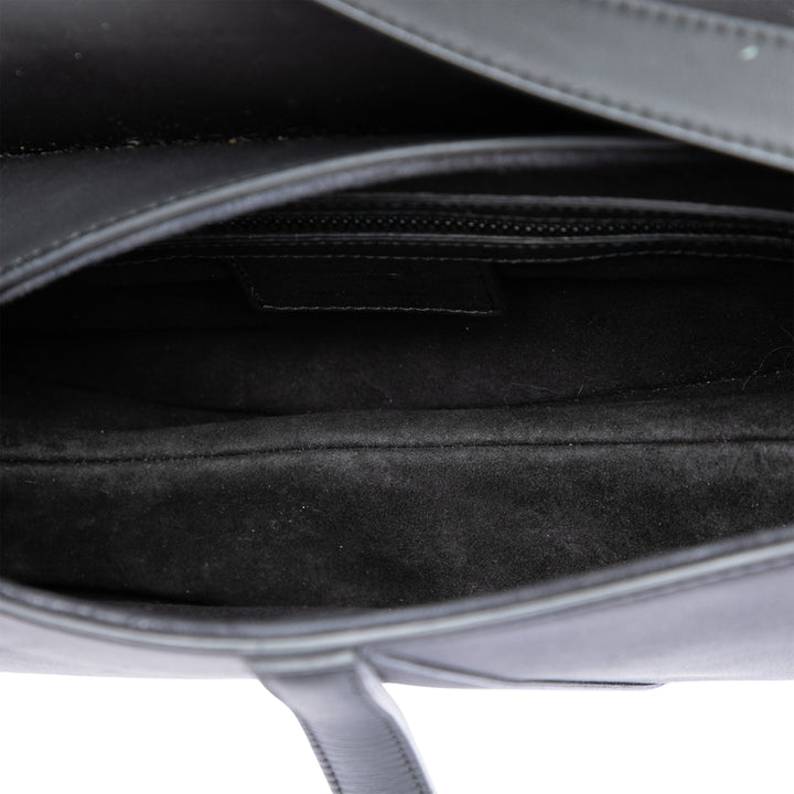 Ultra Matte Saddle Sac Cuir de veau Noir